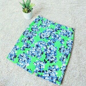 J. Crew Basket weave Photo Floral Pencil Skirt⭐ NWOT 6